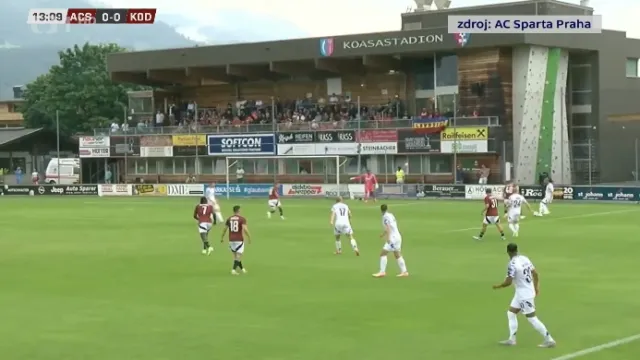 Přípravu Sparty proti Kodani ukončila brzy bouřka