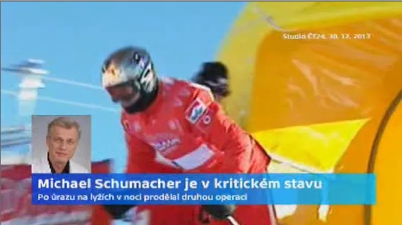 Přednosta Neurochirurgické kliniky ÚVN o Schumacherově stavu