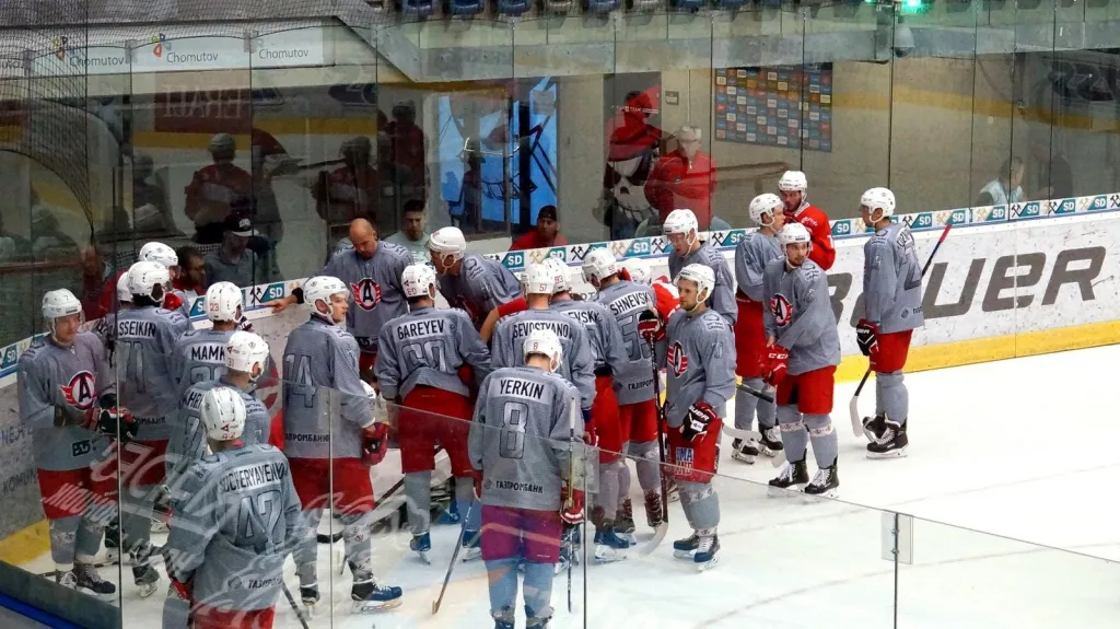 Duel Pardubic s Jekatěrinburgem se kvůli zranění nedohrál