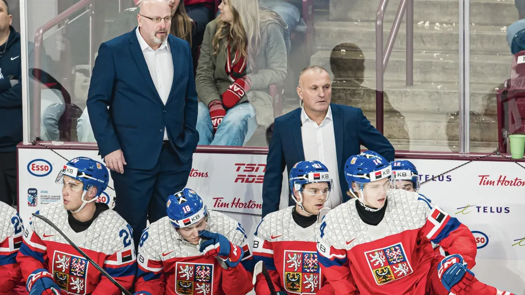 Trenér juniorské reprezentace Patrik Augusta