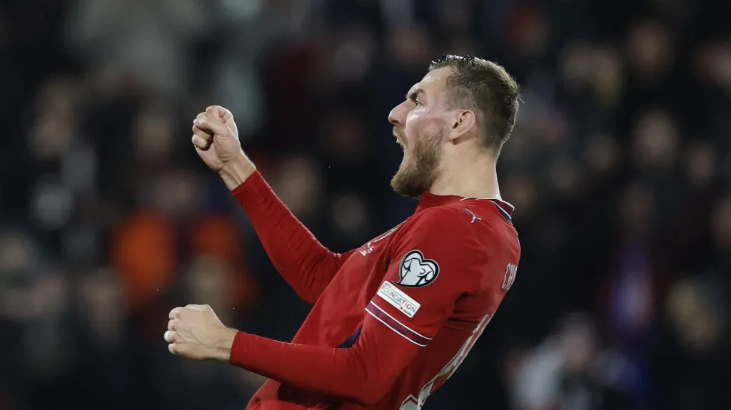 Tomáš Chorý v reprezentačním utkání