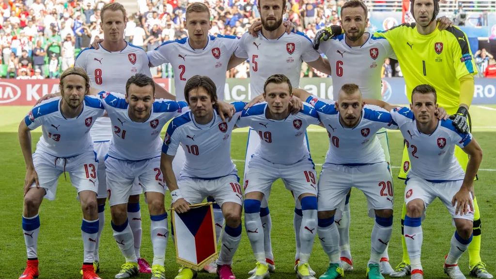 Česká reprezentace před utkáním s Chorvatskem