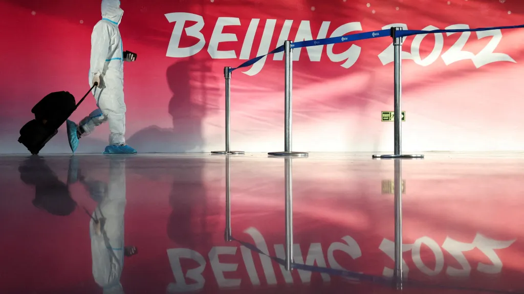 Na letišti v Pekingu