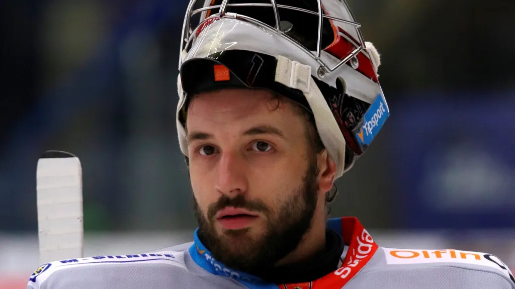 Brankář Štěpán Lukeš
