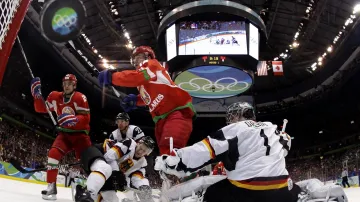 Gól Alexeje Ugarova v zápase proti Německu