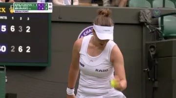 Krejčíková a Menšík dohráli na Wimbledonu ve 3. kole