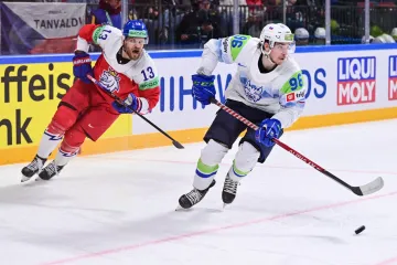 Jiří Smejkal v utkání se Slovinskem