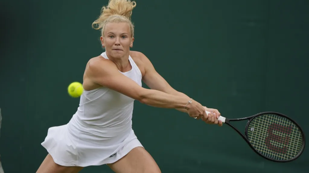 Kateřina Siniaková na Wimbledonu