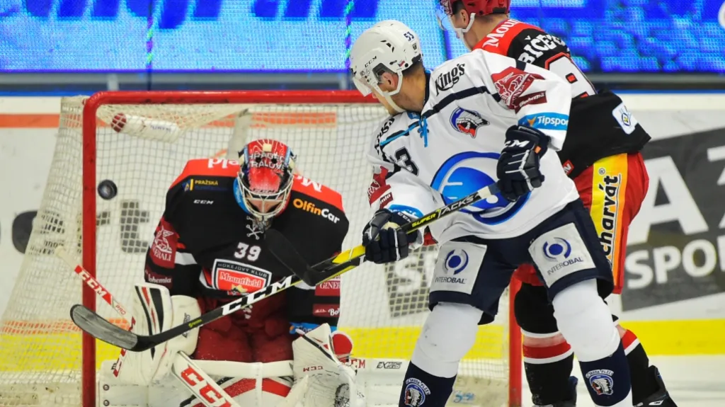 Vojtěch Němec z Plzně v šanci v utkání proti Hradci Králové