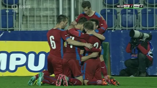 Gól v utkání Česko 21 - Černá Hora 21: Havlík - 1:0 (42. min.)