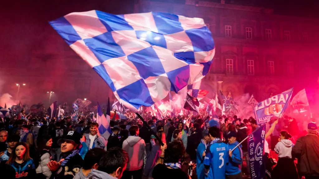 Radost fanoušků Neapole