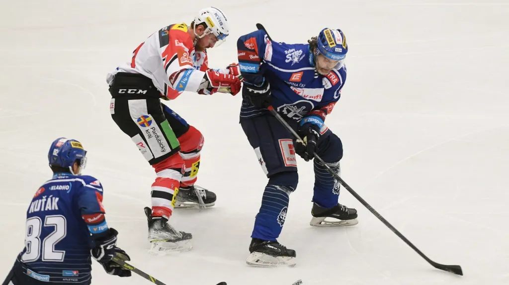 Utkání Kladno - Pardubice