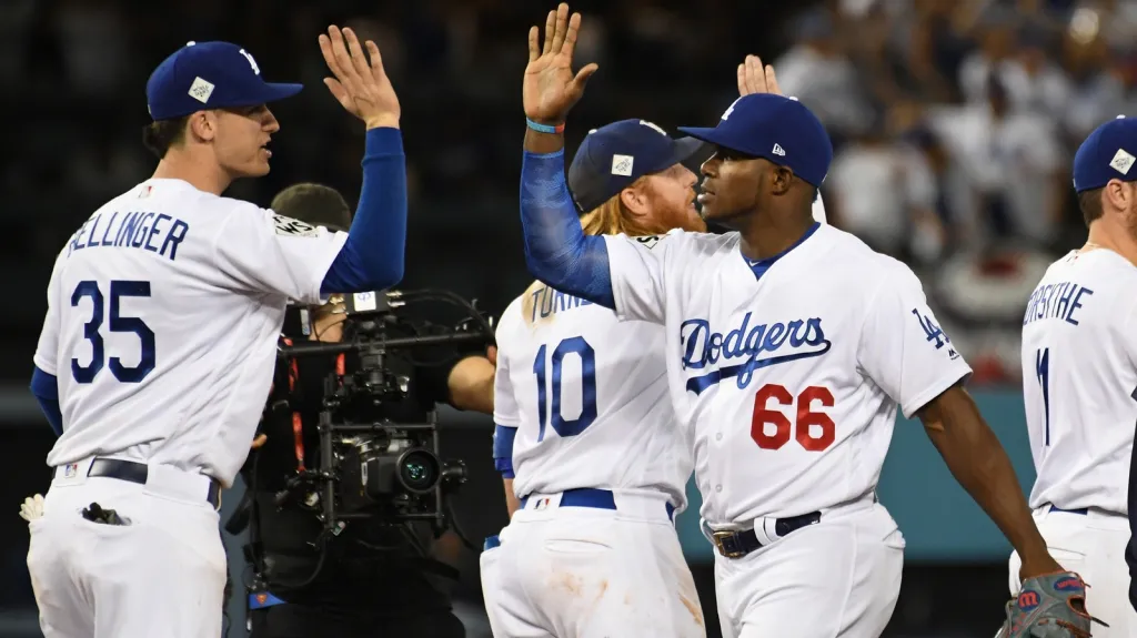 Radost baseballistů LA Dodgers