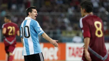 Lionel Messi v dresu Argentiny
