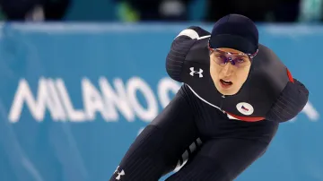 Stříbrná jízda Metoděje Jílka v závodě na 5000 metrů