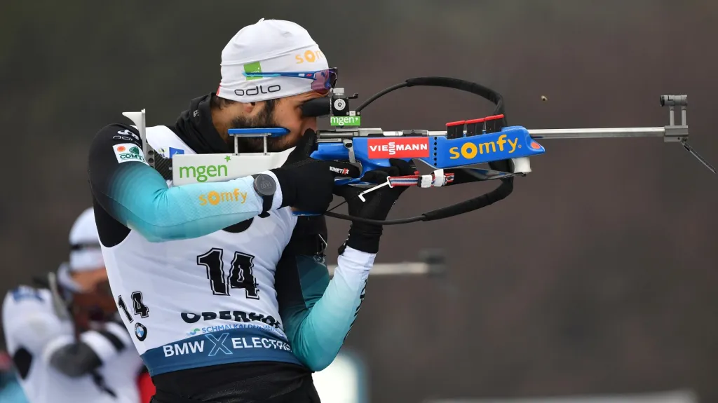 Martin Fourcade na SP v Oberhofu