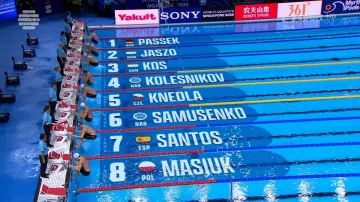 Knedlovi uniklo finále na 50 m znak o jedno místo