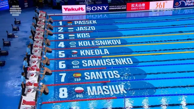 Knedlovi uniklo finále na 50 m znak o jedno místo