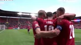 Gól v utkání Česko – Švýcarsko: Kuchta - 1:0 (11. min.)