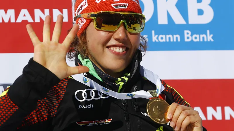 Královna Hochfilzenu Laura Dahlmeierová