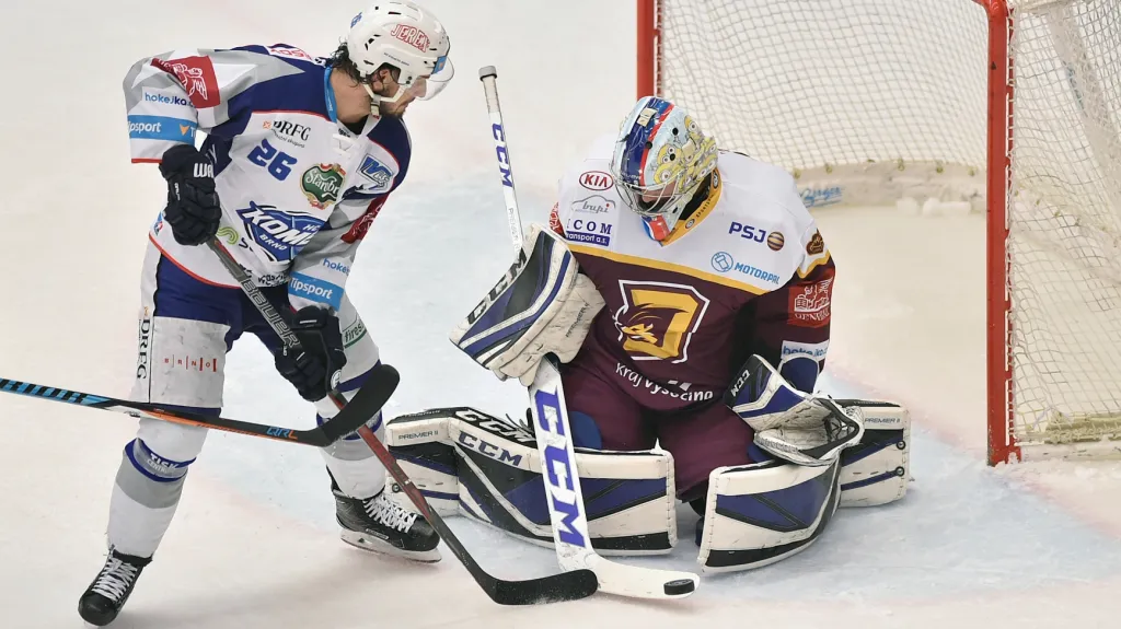 Josef Kořenář v brance Jihlavy