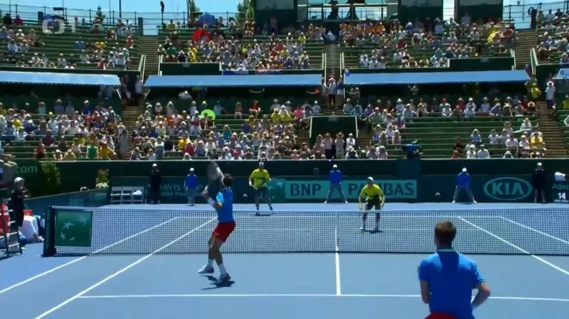 Tenisty čeká po porážce s Austrálií baráž