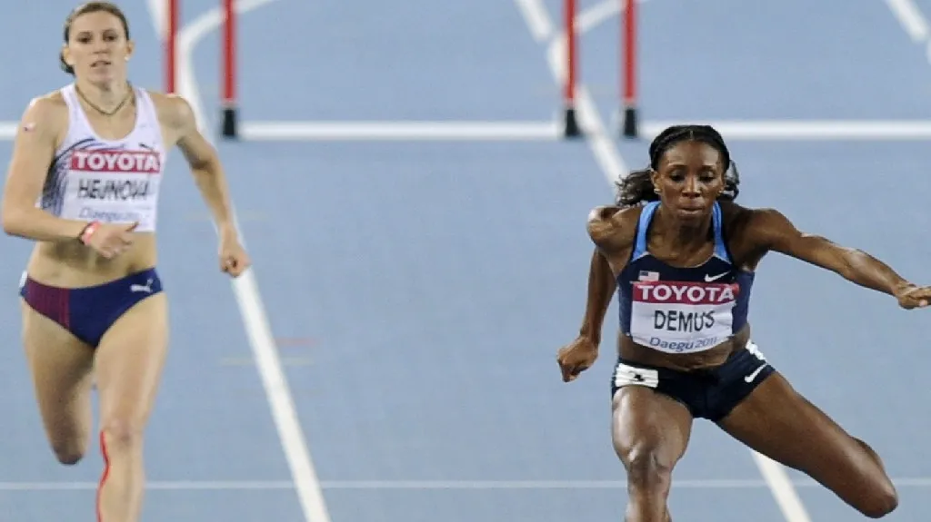 Zuzana Hejnová a Lashinda Demusová