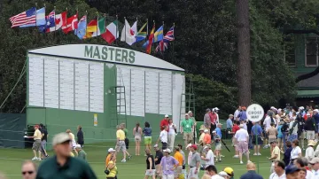 Před začátkem golfového Masters