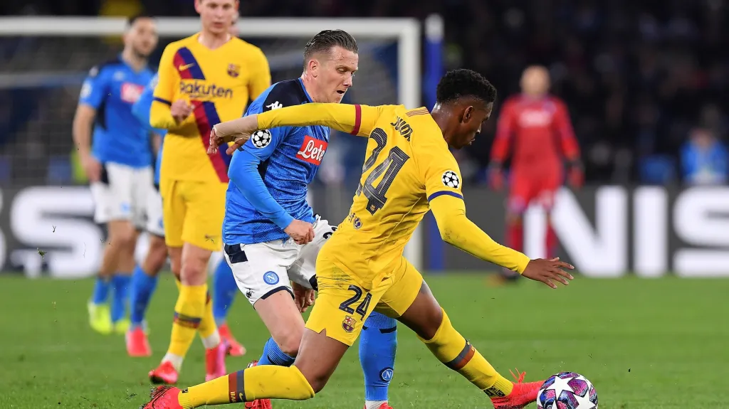 Utkání Neapol - Barcelona