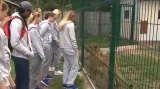 České basketbalistky si zpestřily soustředění návštěvou bioparku