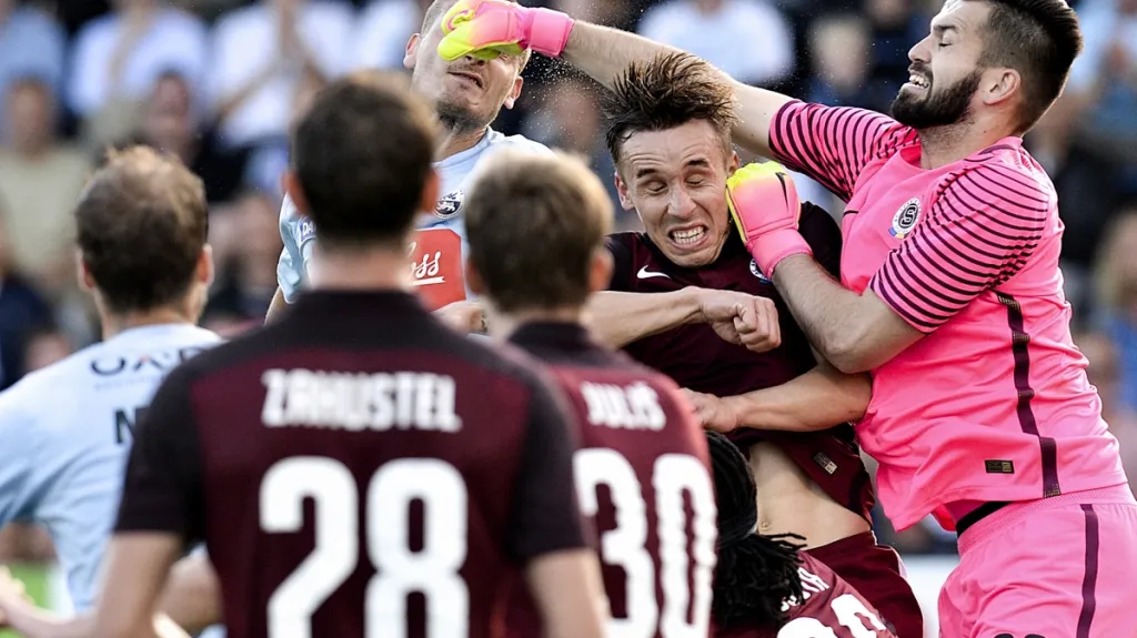 Tomáš Koubek ještě v dresu Sparty neinkasoval gól