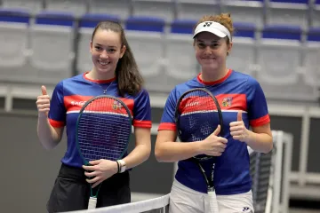 Zleva Tereza Valentová a Linda Nosková