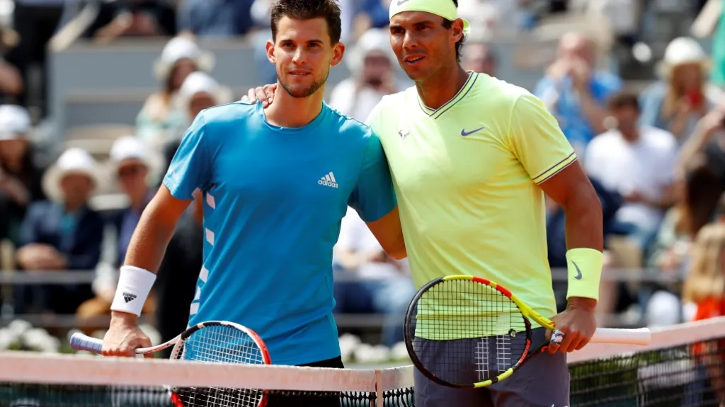 Dominic Thiem a Rafael Nadal