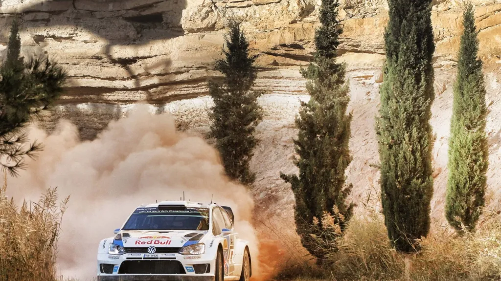 Sébastien Ogier během Katalánské rallye 