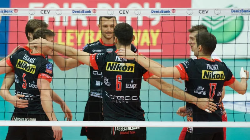 Sestřih volejbalového utkání České Budějovice - Rzeszów