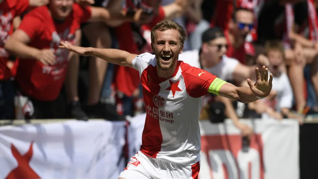 Radující se Tomáš Souček