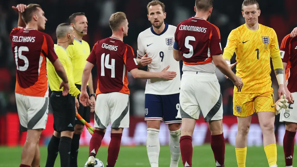 Utkání Anglie – Lotyšsko