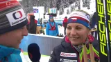 Druhý nejlepší závod Charvátové v kariéře a její radost v cíli