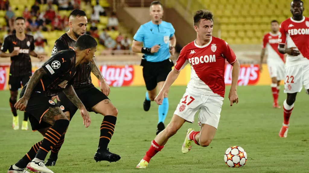 Utkání Monako - Šachtar Doněck