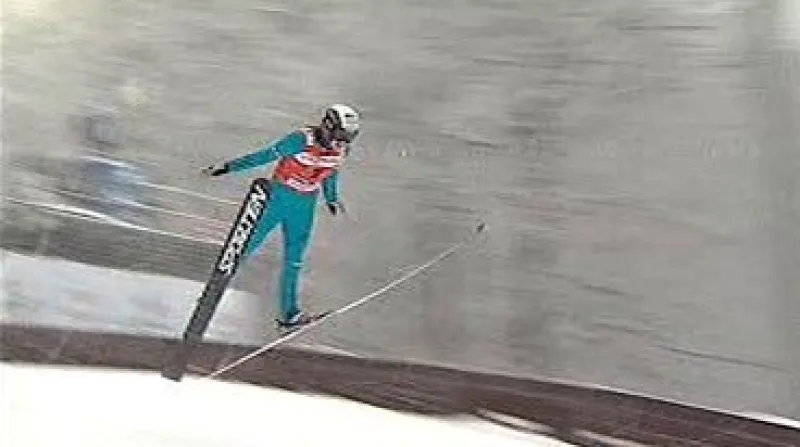 Skokanka na lyžích