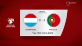 Sestřih utkání Lucembursko - Portugalsko