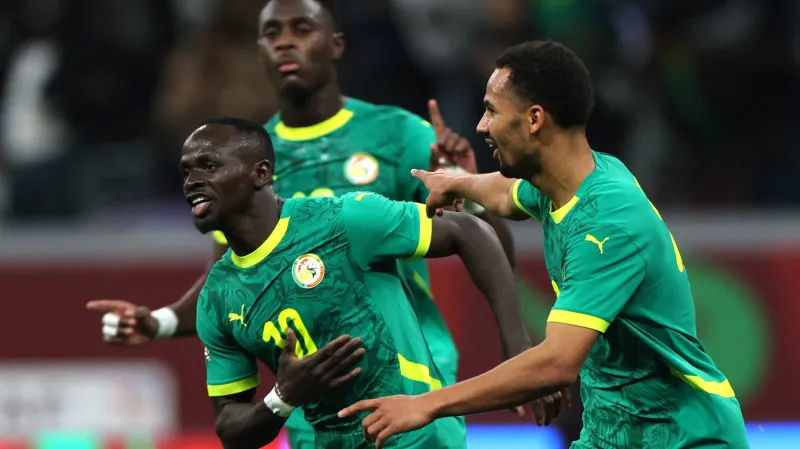 Radost fotbalistů Senegalu
